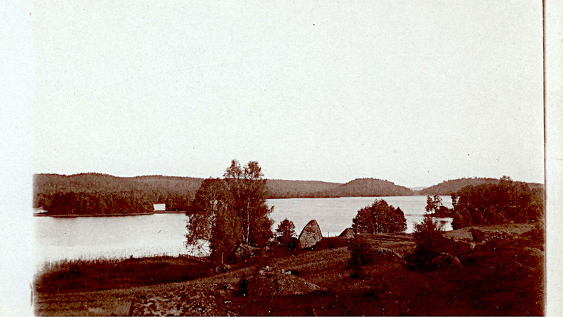Utsikt från Maljeryd över sjön Malgen. 