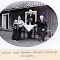 Axel o Elin med barnen Evert  o Valborg Panassen 