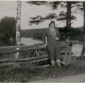 Astrid Johansson vid Lillsjön Malexander