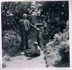 Bålnäs Säteris trädgård 1950