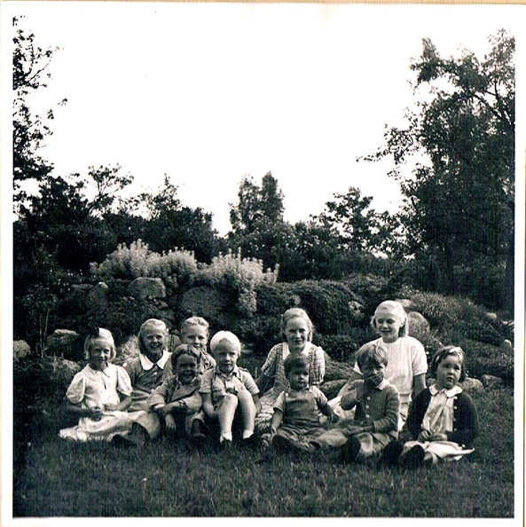 Barnen på Bålnäs 1952