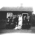 Bröllop Nils o Ellen (Svensson) Davidsson Bränna 14 Aug 1926