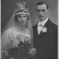 Brudparet Ingeborg Boll o Per Alrik Eriksson, 1920-tal