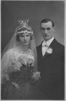 Brudparet Ingeborg Boll o Per Alrik Eriksson, 1920-tal